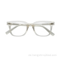 Trendy einfache schicke Farben Frauen Männer Brillen optische Acetatrahmen Brille